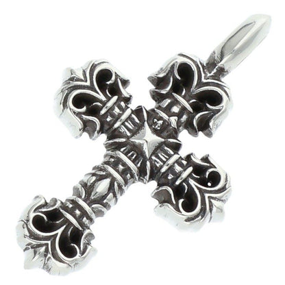 Chrome Hearts Charm Filigree Tiny Silver Necklace