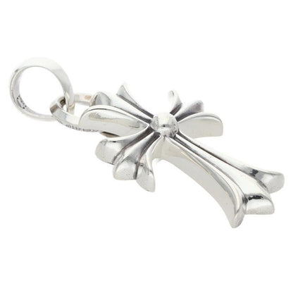 Chrome Hearts CH Crs Sml Bale Small CH Cross Silver Necklace — view 5
