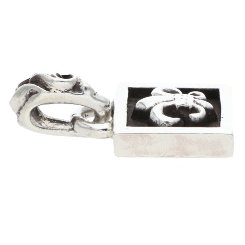 Chrome Hearts Framed BS Fluer BS Flare Charm Silver Necklace — view 4