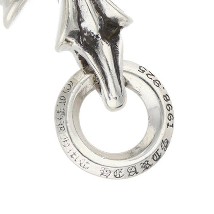 Chrome Hearts Charm CH Plus Dia CH Diamond Silver Necklace — view 3