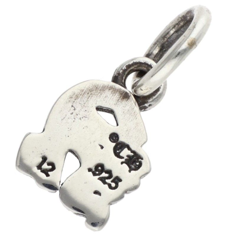 Chrome Hearts Stack Alphabet Charm Initial Silver Necklace — view 2