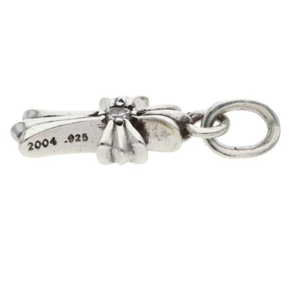 Chrome Hearts Crs Baby Fat Dmnd Fat 1 Diamond on Both Sides Charm Silver — view 4