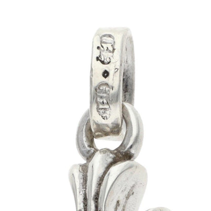 Chrome Hearts Crs Baby Fat Charm Silver Necklace — view 3