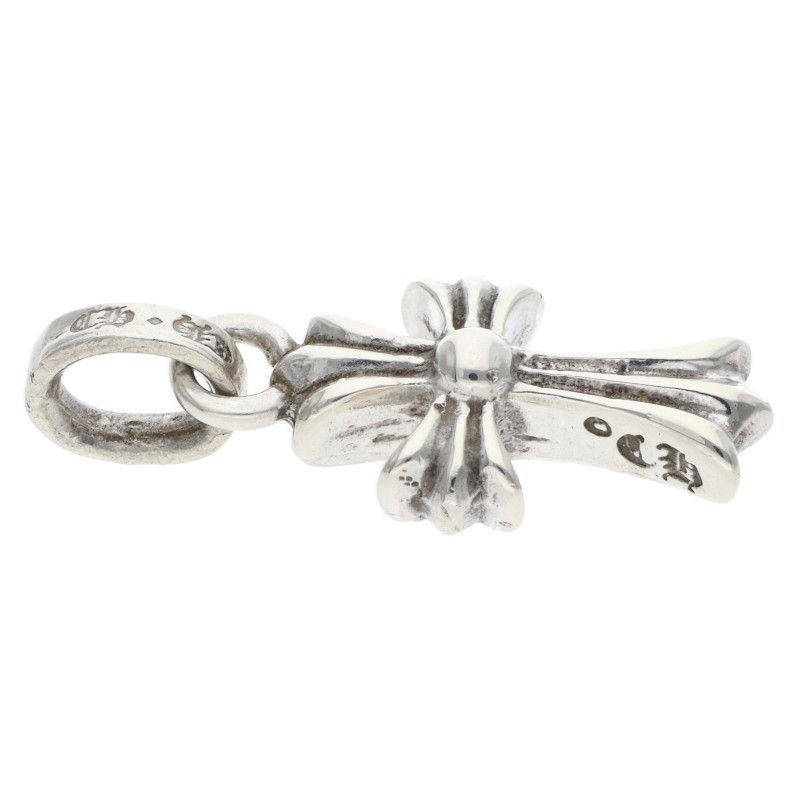 Chrome Hearts Crs Baby Fat Charm Silver Necklace — view 4
