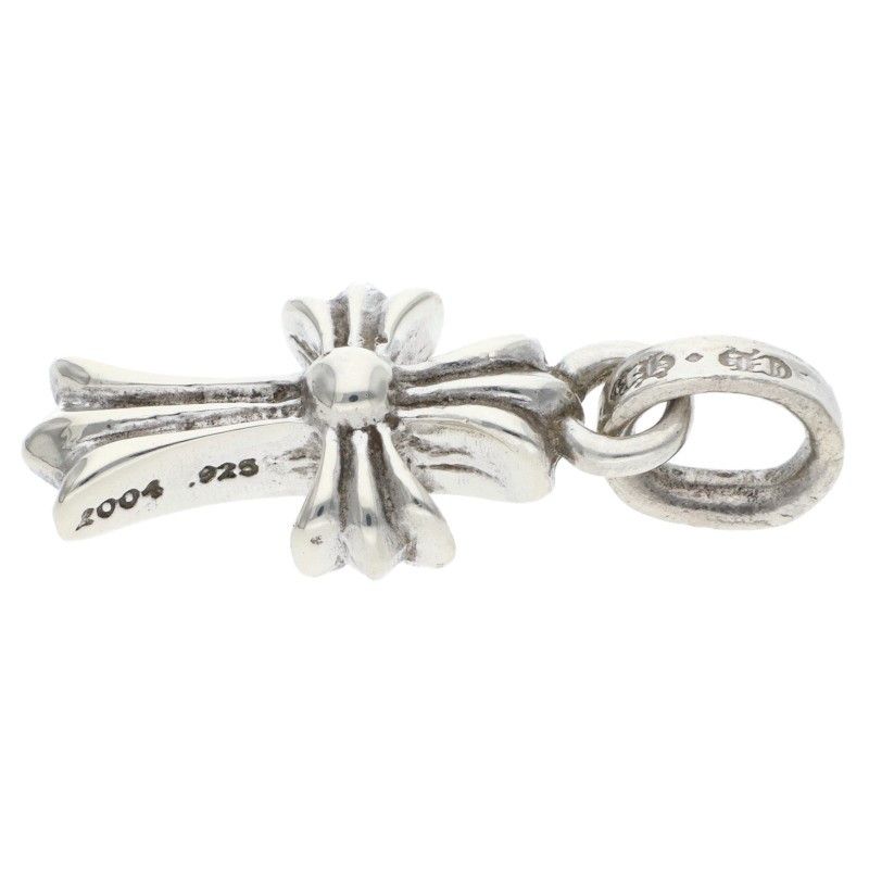 Chrome Hearts Crs Baby Fat Charm Silver Necklace — view 5