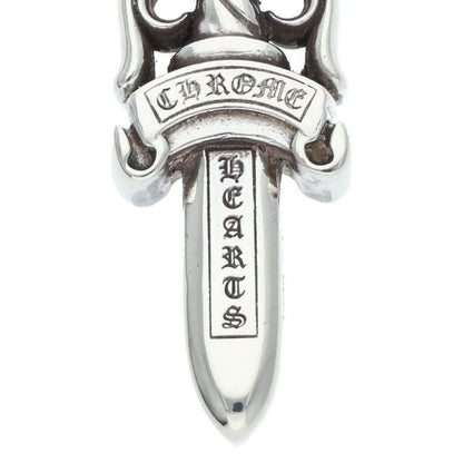 Chrome Hearts Double Dagger Pendant Silver Necklace — view 3