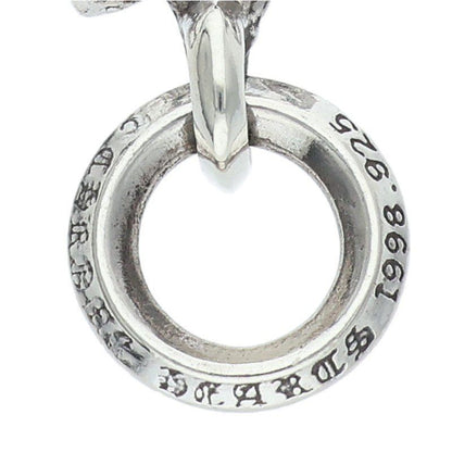 Chrome Hearts Tiny CH Cross Charm Silver Necklace — view 3
