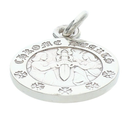 Chrome Hearts Chrm Angl Mdl Angel Medal Charm V2 Silver Necklace — view 5