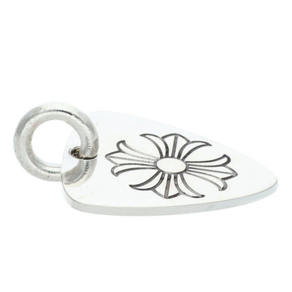Chrome Hearts Guitar Pick Pendant Silver Necklace — view 3