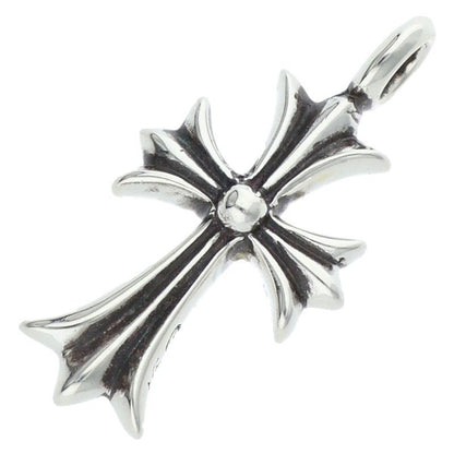 Chrome Hearts Tny Crsf P Dmnd Tiny Fat Cross Pave Diamond Pendant Silver — view 2
