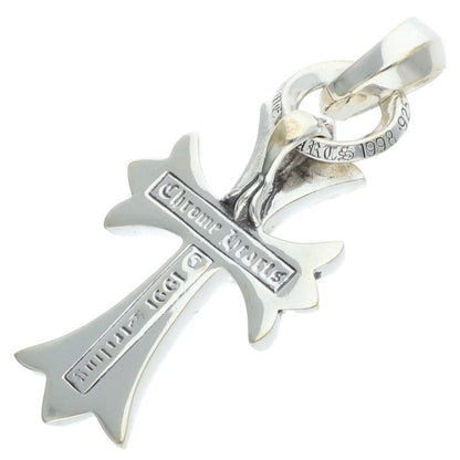 Chrome Hearts CH Crs Sml Bale Small CH Cross Silver Necklace — view 2