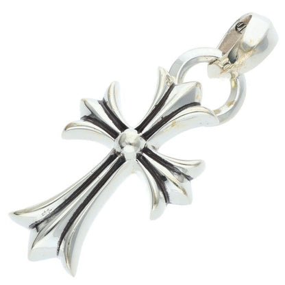Chrome Hearts CH Crs Sml Bale Small CH Cross Silver Necklace