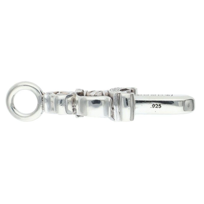 Chrome Hearts Double Dagger Pendant Silver Necklace — view 4