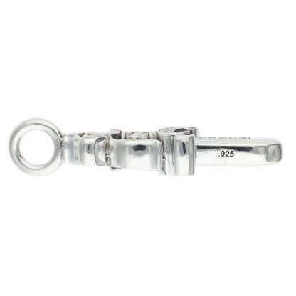 Chrome Hearts Double Dagger Pendant Silver Necklace — view 4