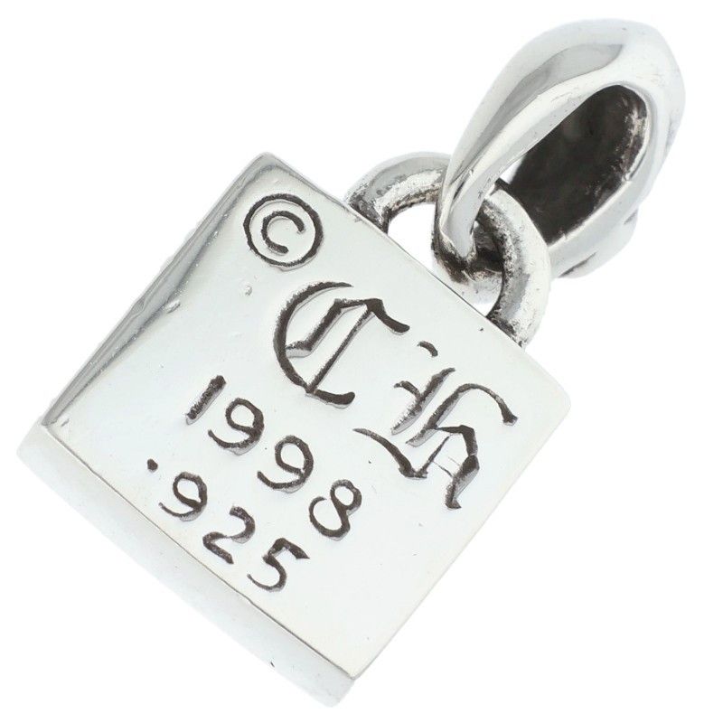 Chrome Hearts Framed CH Plus Charm Silver Necklace — view 2