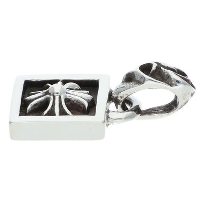 Chrome Hearts Framed CH Plus Charm Silver Necklace — view 4