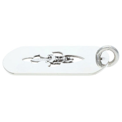 Chrome Hearts D Tag Lrg Fle Dag Flare Daga Dog Tag Large Necklace — view 5