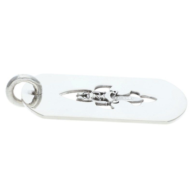 Chrome Hearts D Tag Lrg Fle Dag Flare Daga Dog Tag Large Necklace — view 4