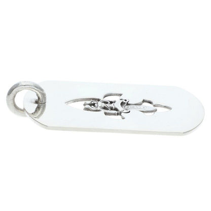 Chrome Hearts D Tag Lrg Fle Dag Flare Daga Dog Tag Large Necklace — view 4