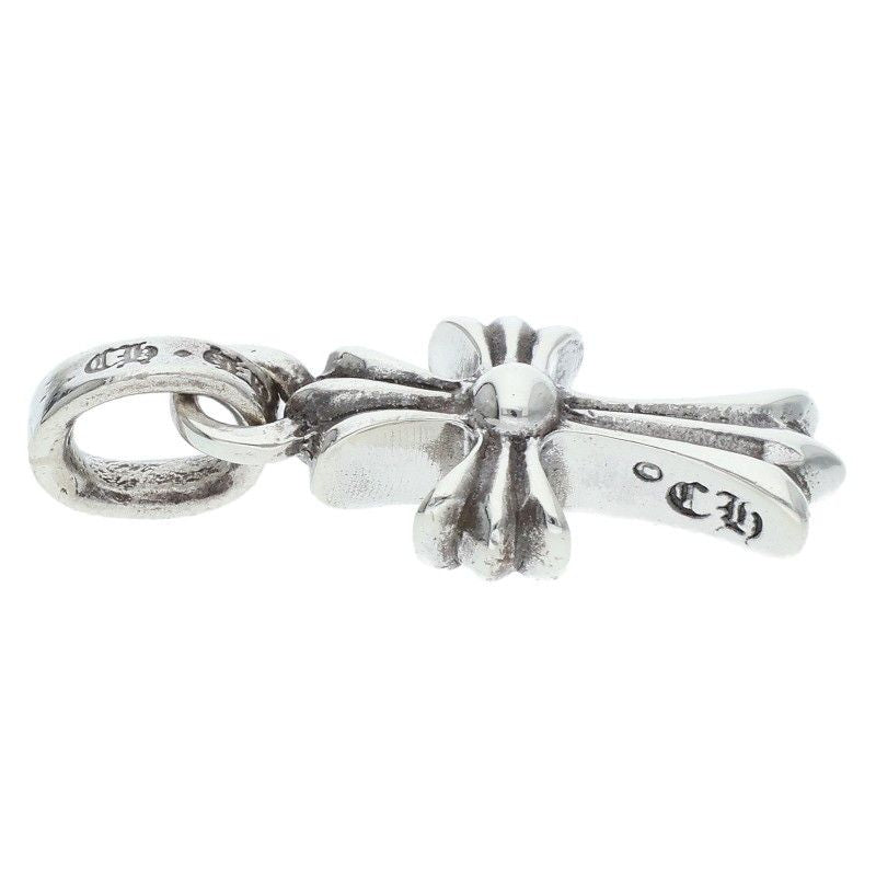 Chrome Hearts Crs Baby Fat Charm Silver Necklace — view 4