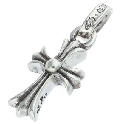 Chrome Hearts Crs Baby Fat Charm Silver Necklace
