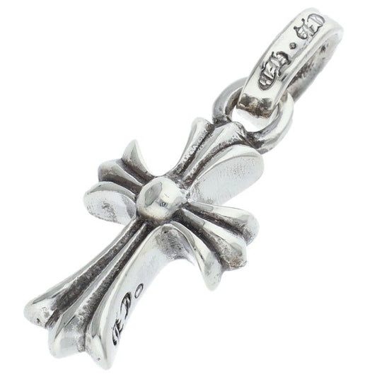 Chrome Hearts Crs Baby Fat Charm Silver Necklace