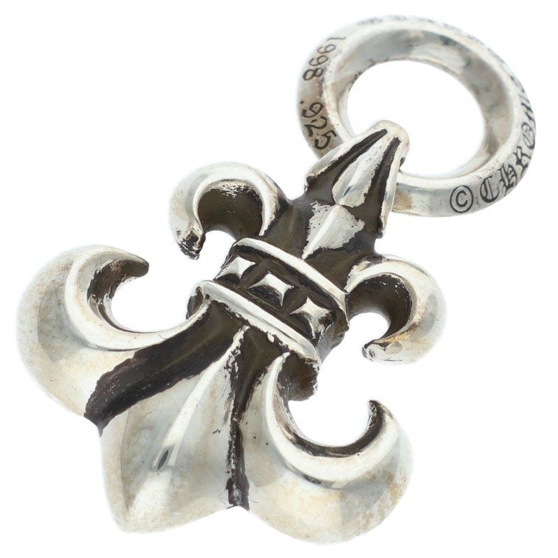 Chrome Hearts BS Fluer Charm BS Flare Silver Necklace — view 2