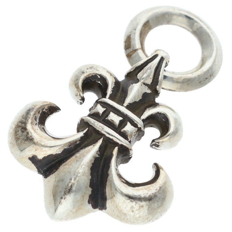 Chrome Hearts BS Fluer Charm BS Flare Silver Necklace