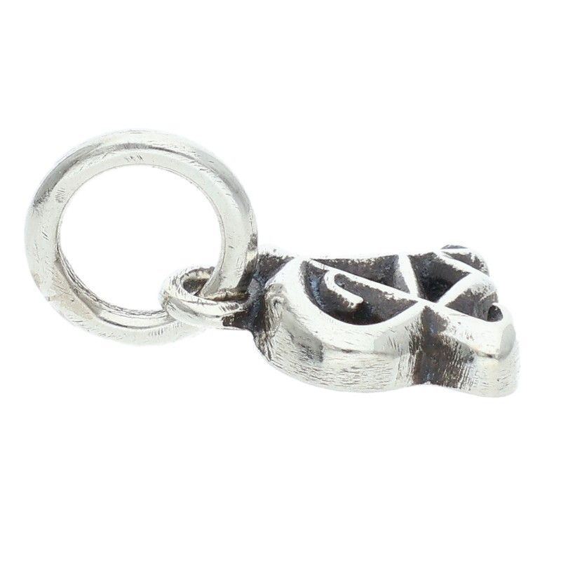 Chrome Hearts Stack Alphabet Charm a Initial Silver Necklace — view 4