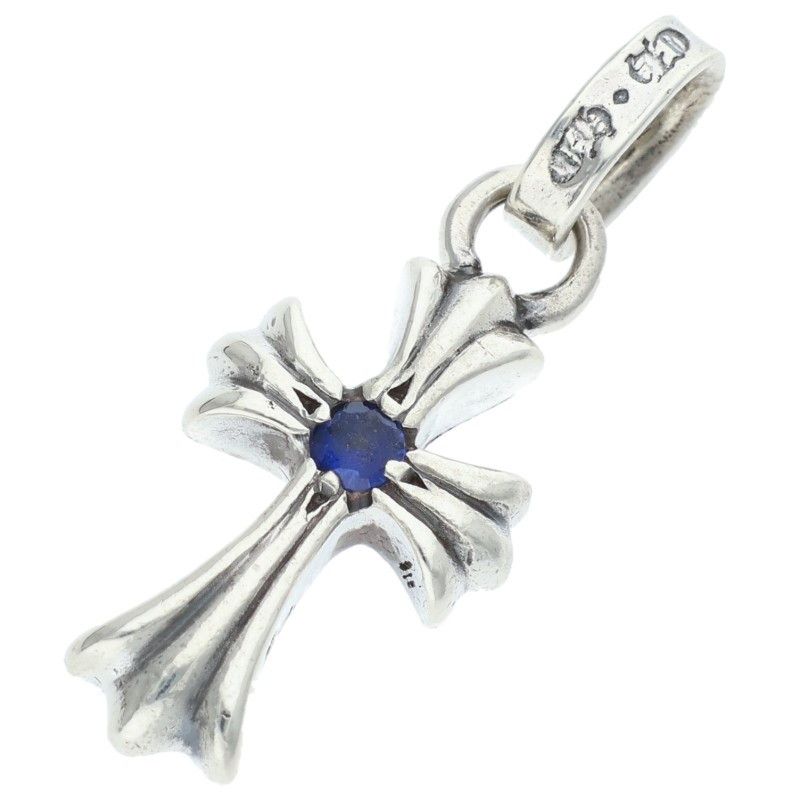 Chrome Hearts Crs Baby Fat Sap Fat 1 Saffiano Silver Necklace — view 2