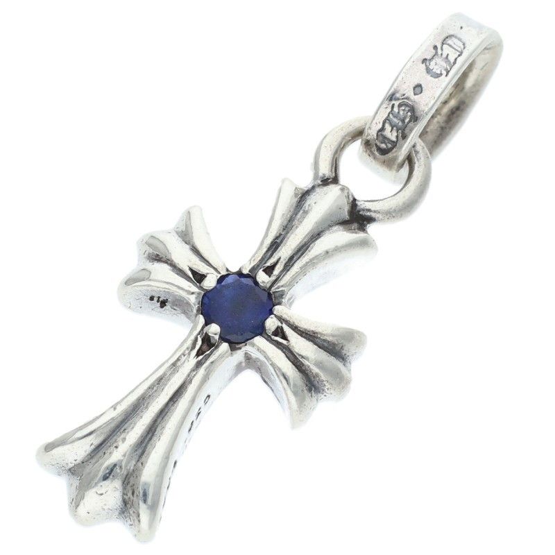 Chrome Hearts Crs Baby Fat Sap Fat 1 Saffiano Silver Necklace