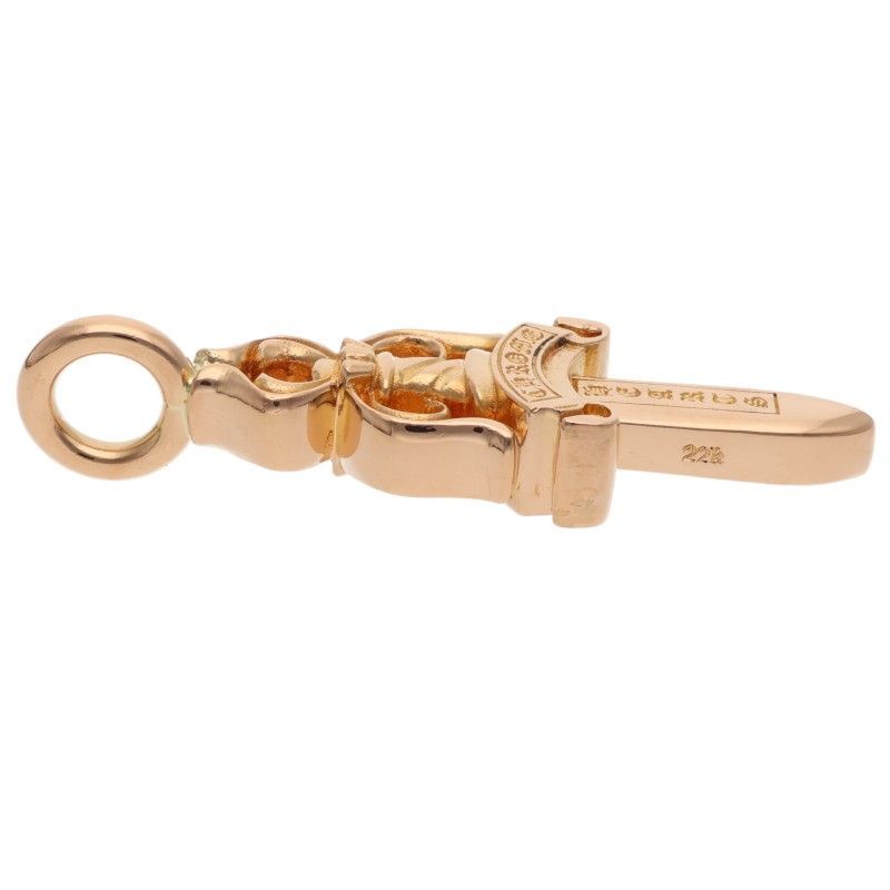 Chrome Hearts 22k Double Dagger Gold Necklace — view 5