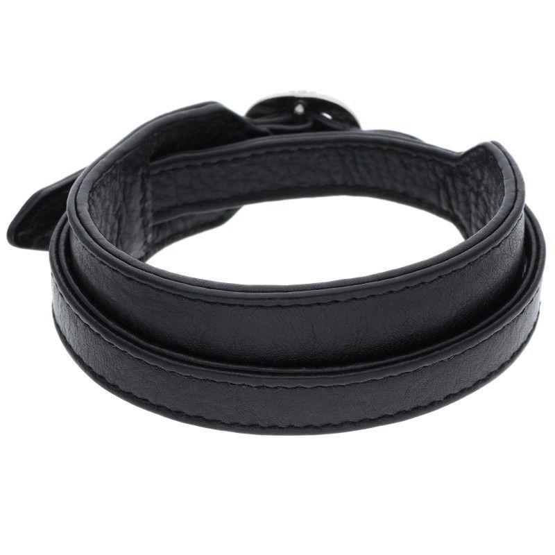Chrome Hearts RR Tiny Buckle Rock'n'roll Leather Bracelet — view 2