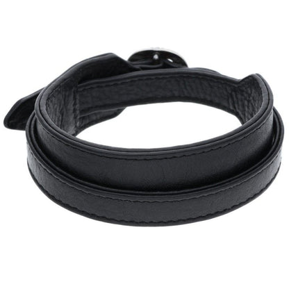 Chrome Hearts RR Tiny Buckle Rock'n'roll Leather Bracelet — view 2