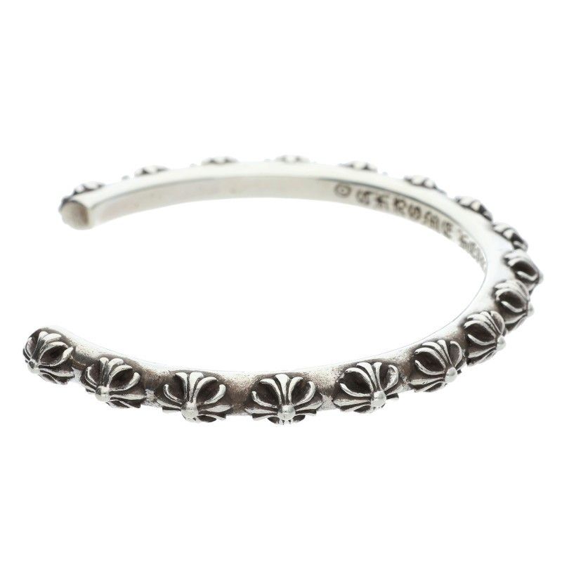 Chrome Hearts Bangle Cross Band Silver Bracelet — view 5