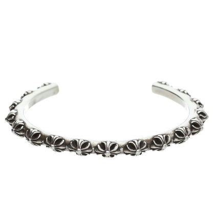 Chrome Hearts Bangle Cross Band Silver Bracelet
