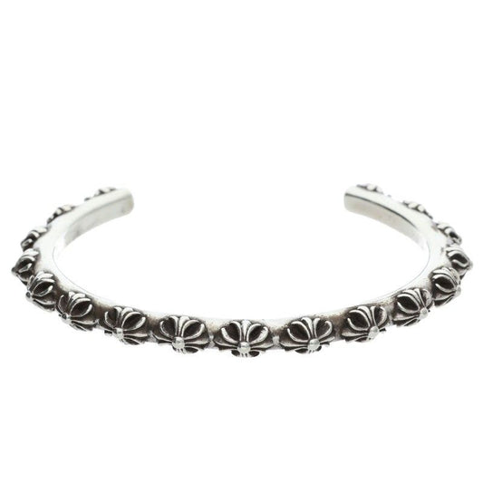 Chrome Hearts Bangle Cross Band Silver Bracelet