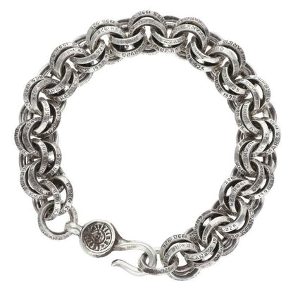 Chrome Hearts 1 Double B Ring Silver Bracelet — view 2
