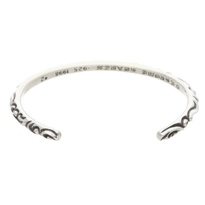 Chrome Hearts Bangle Scroll Band Silver Bracelet — view 2