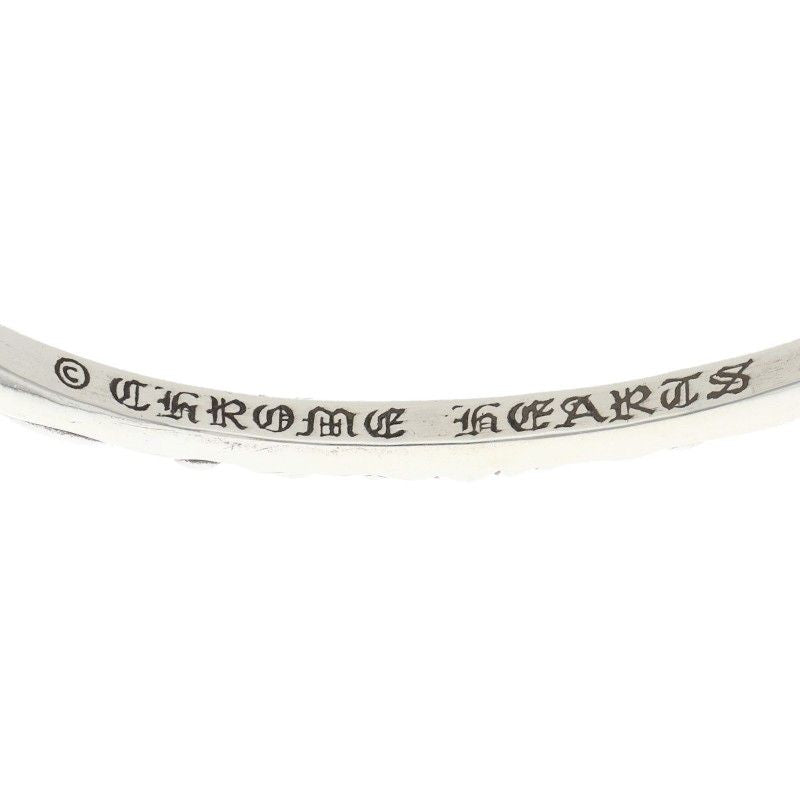 Chrome Hearts Bangle Scroll Band Silver Bracelet — view 3