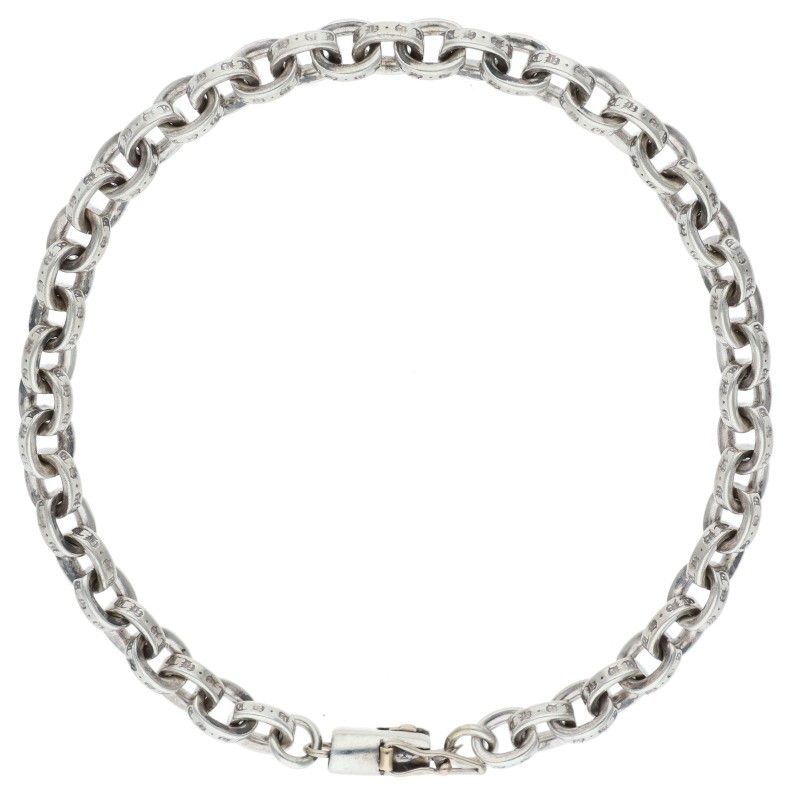 Chrome Hearts Paper Chain Silver Bracelet — view 2
