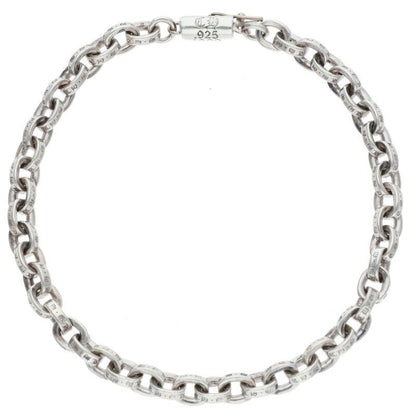 Chrome Hearts Paper Chain Silver Bracelet
