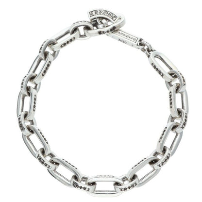 Chrome Hearts Paper Chain Silver Bracelet