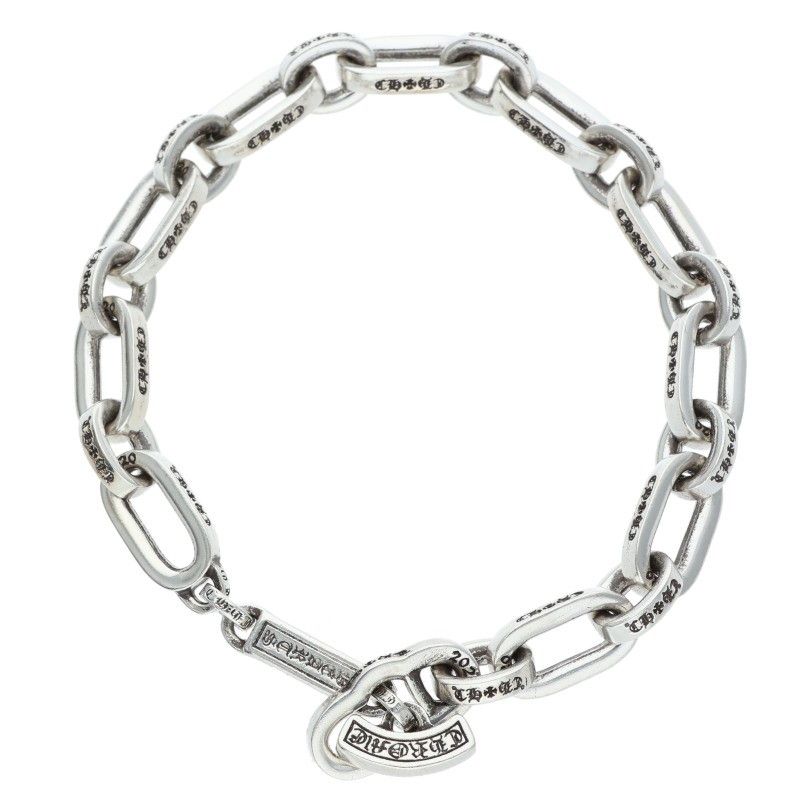 Chrome Hearts Paper Chain Silver Bracelet — view 2