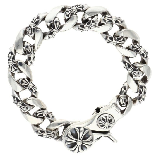 Chrome Hearts Fncy Chn Lnk Fancy Link Clip Vintage Silver Bracelet