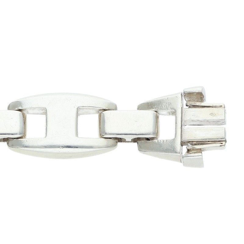 Hermes Cassiopeia Silver Bracelet — view 4