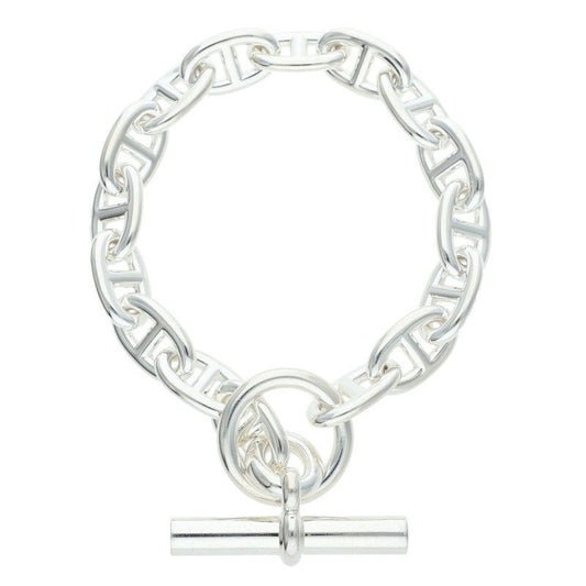 Hermes Chaine D'ancre MM Silver Bracelet