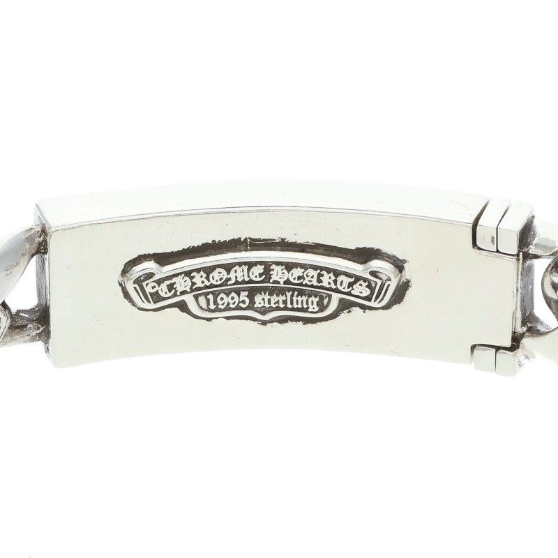 Chrome Hearts ID Dagger ID Fancy Link Silver Bracelet — view 3