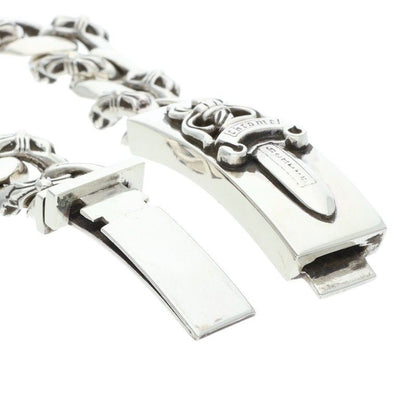 Chrome Hearts ID Dagger ID Fancy Link Silver Bracelet — view 4