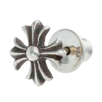 Chrome Hearts No2 CH Pls CH Plus Stud Silver Earrings
